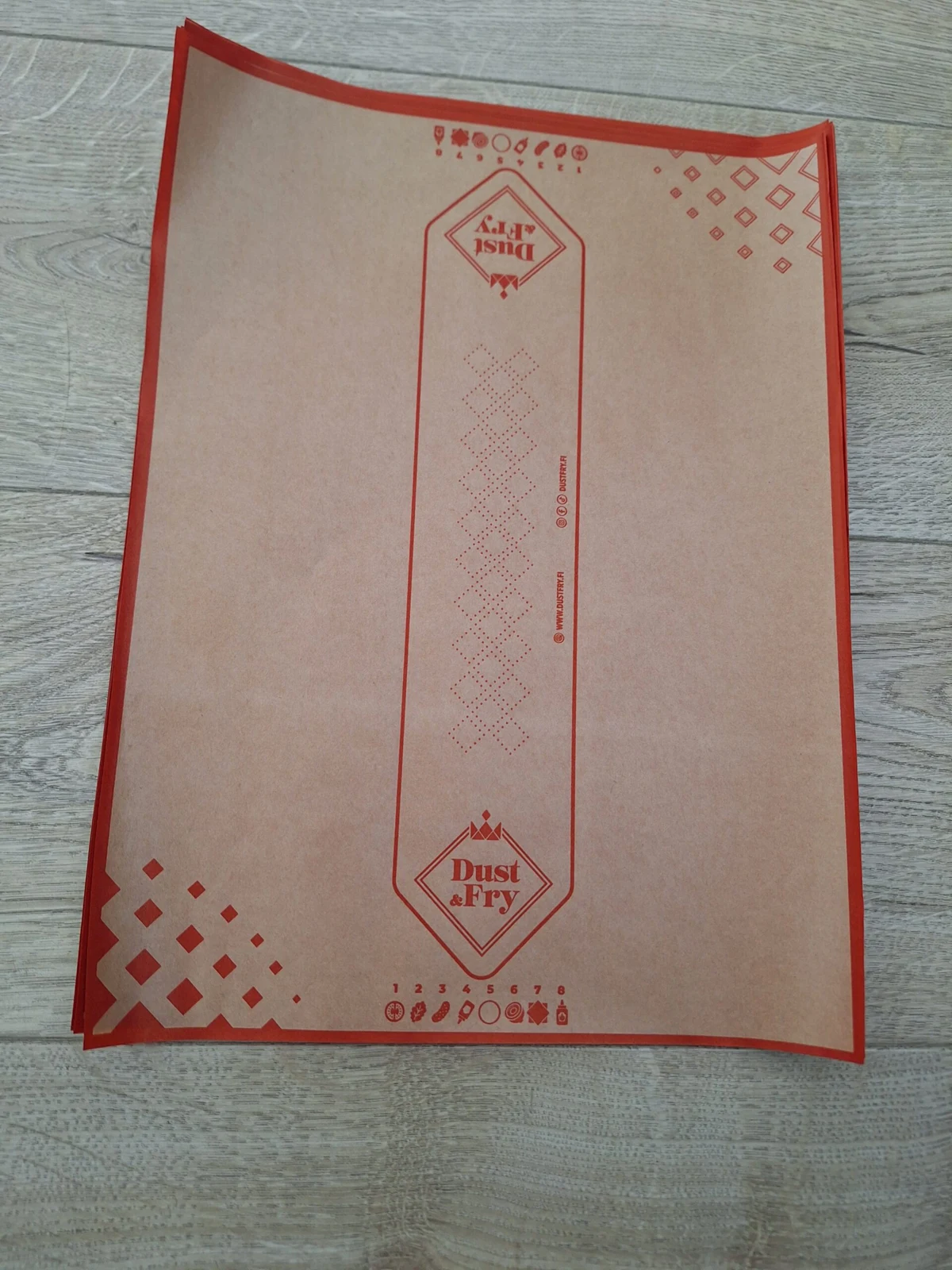 Product examples: grease-resistant wrapping papers