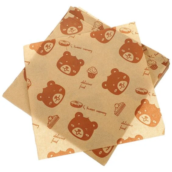 Product examples: grease-resistant wrapping papers