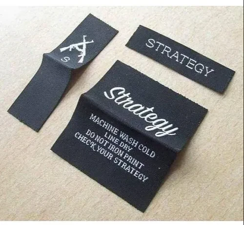 Product examples: garment labels and tags