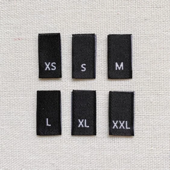 Product examples: garment labels and tags