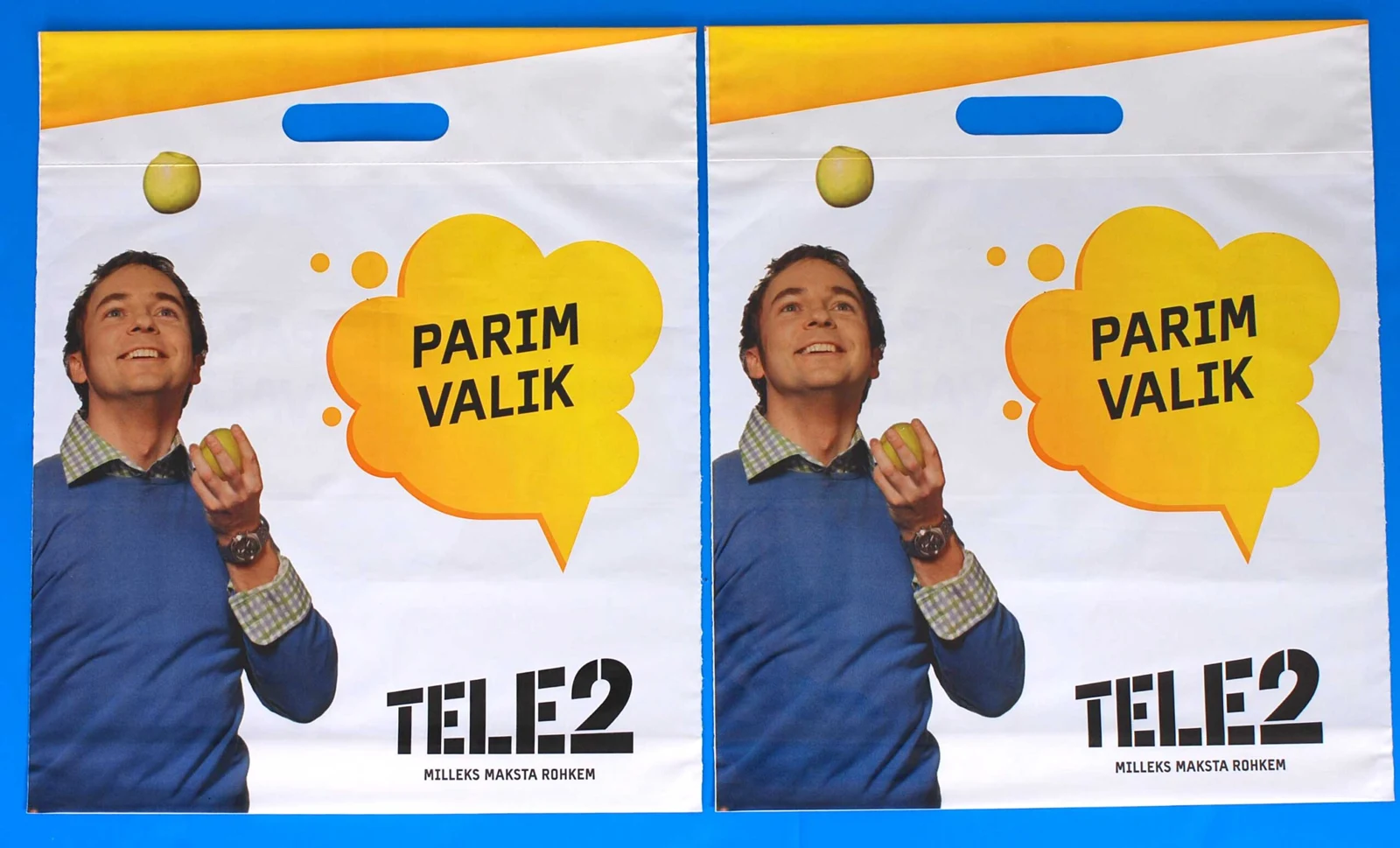 Turn-over top plastic bags